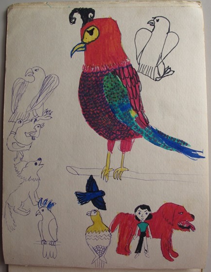 2D - pen&watercolour: under 8