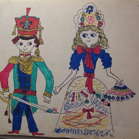 2D - pen&watercolour: under 8