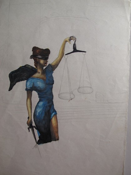 2D - pen&watercolour: teenage