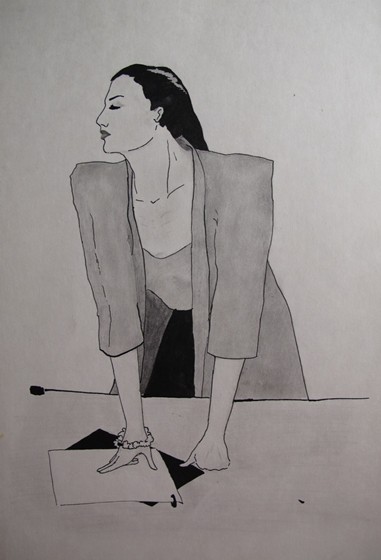 2D - pen&watercolour: teenage