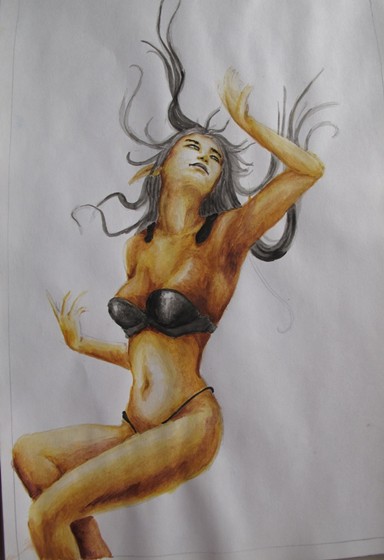 2D - pen&watercolour: over 16